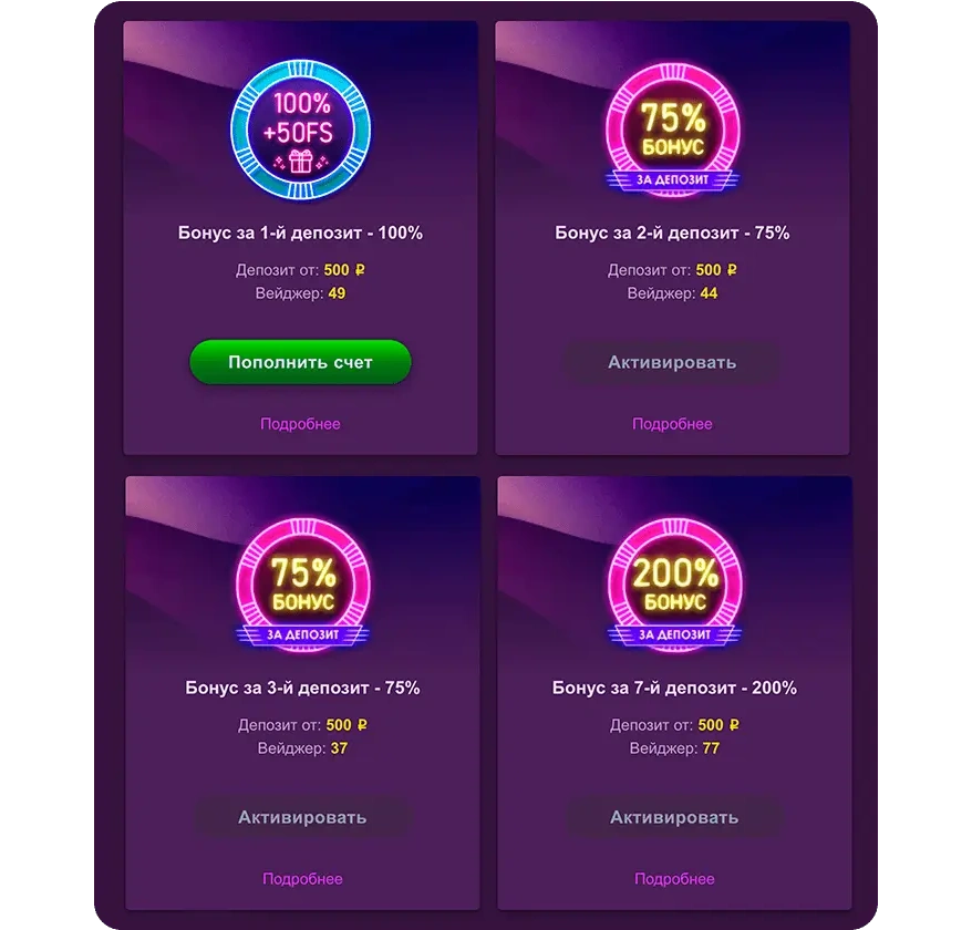 Clubnika casino бонус